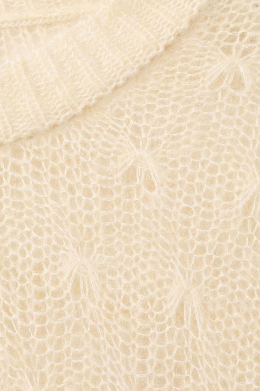 Pull à col rond - beige - MANGO