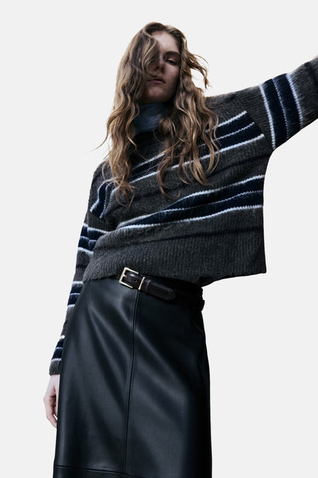 Pull à col rond - multicolore