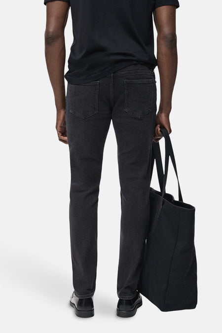Jeans slim Dark grey denim - MANGO