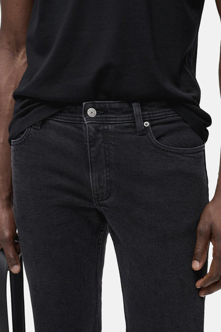 Jeans slim Dark grey denim - MANGO