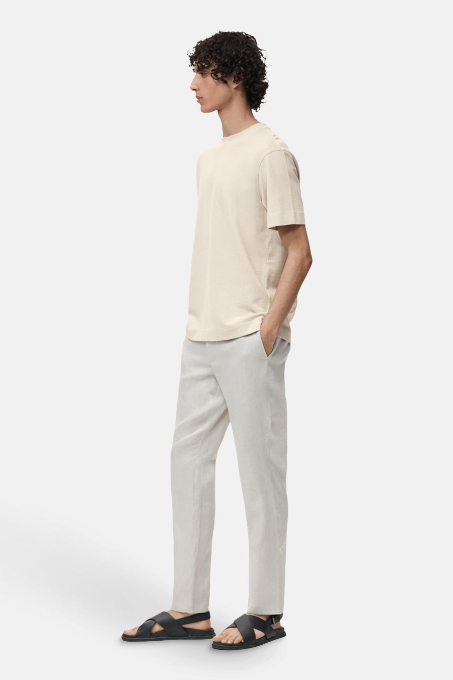 T-shirt à manches courtes - Gris - MANGO