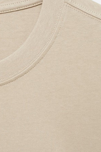 T-shirt (manches courtes) beige - MANGO - MANGO