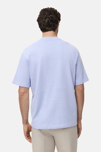 T-shirt met korte mouwen - blauw - MANGO