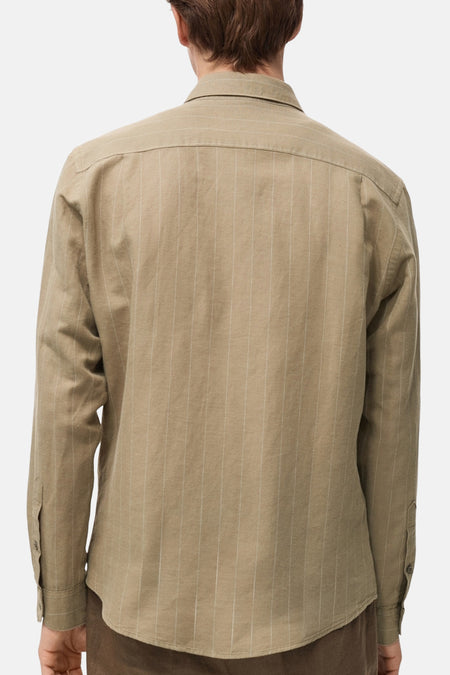 Hemd (lange mouwen) Bruin - MANGO