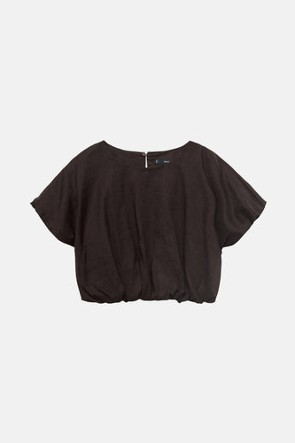 Blouse à manches courtes - brun - MANGO