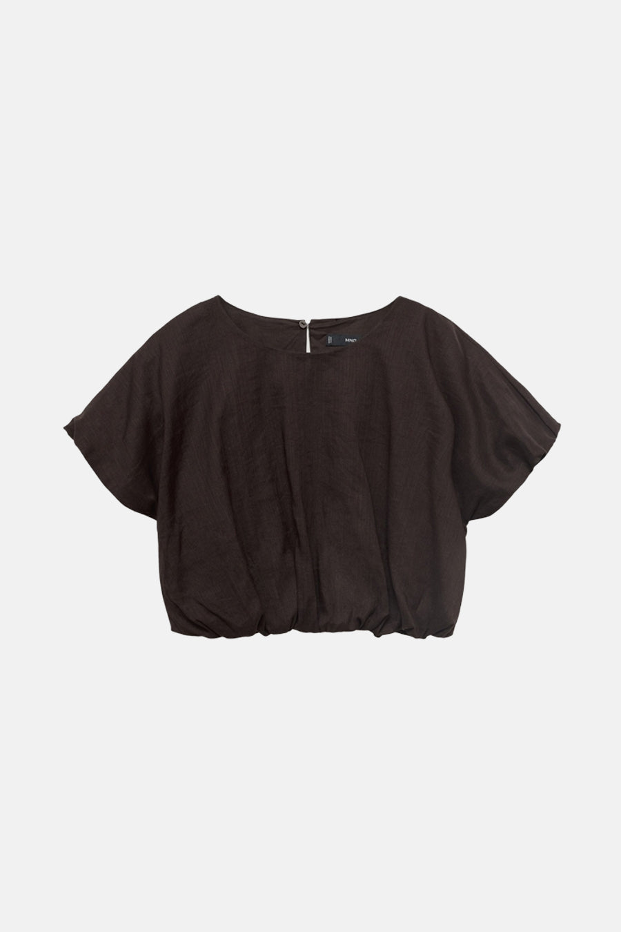 Blouse à manches courtes - brun - MANGO