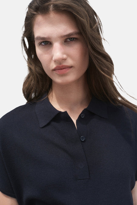 Polo met korte mouwen - blauw