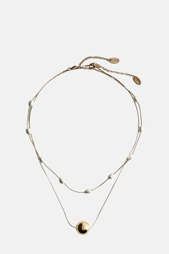 Korte halsketting goud - MANGO - MANGO