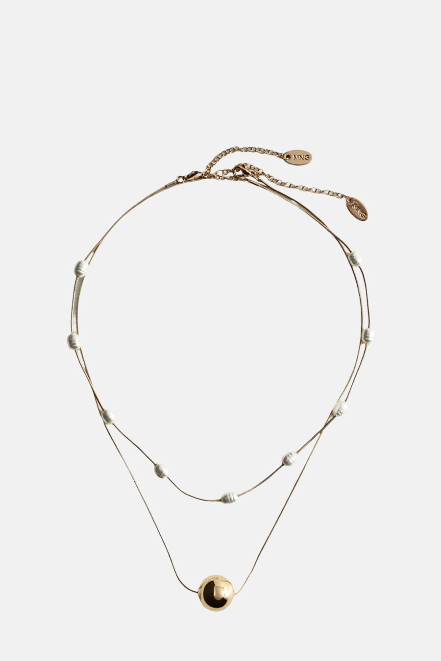 Korte halsketting goud - MANGO - MANGO