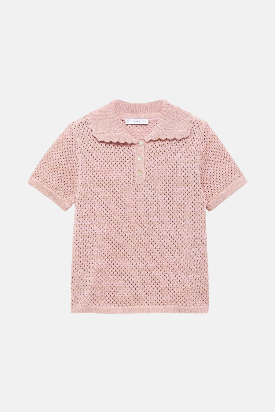 Polo met korte mouwen - roze - MANGO - 5