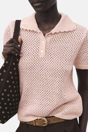 Polo met korte mouwen - roze