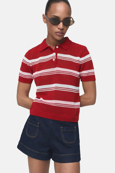 Pull met ronde hals - multicolor