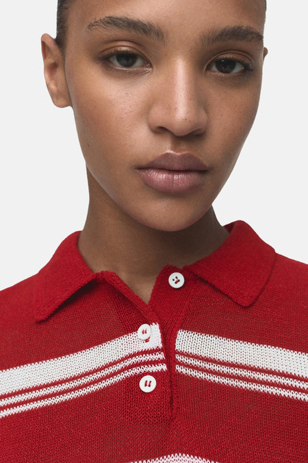 Pull met ronde hals - multicolor