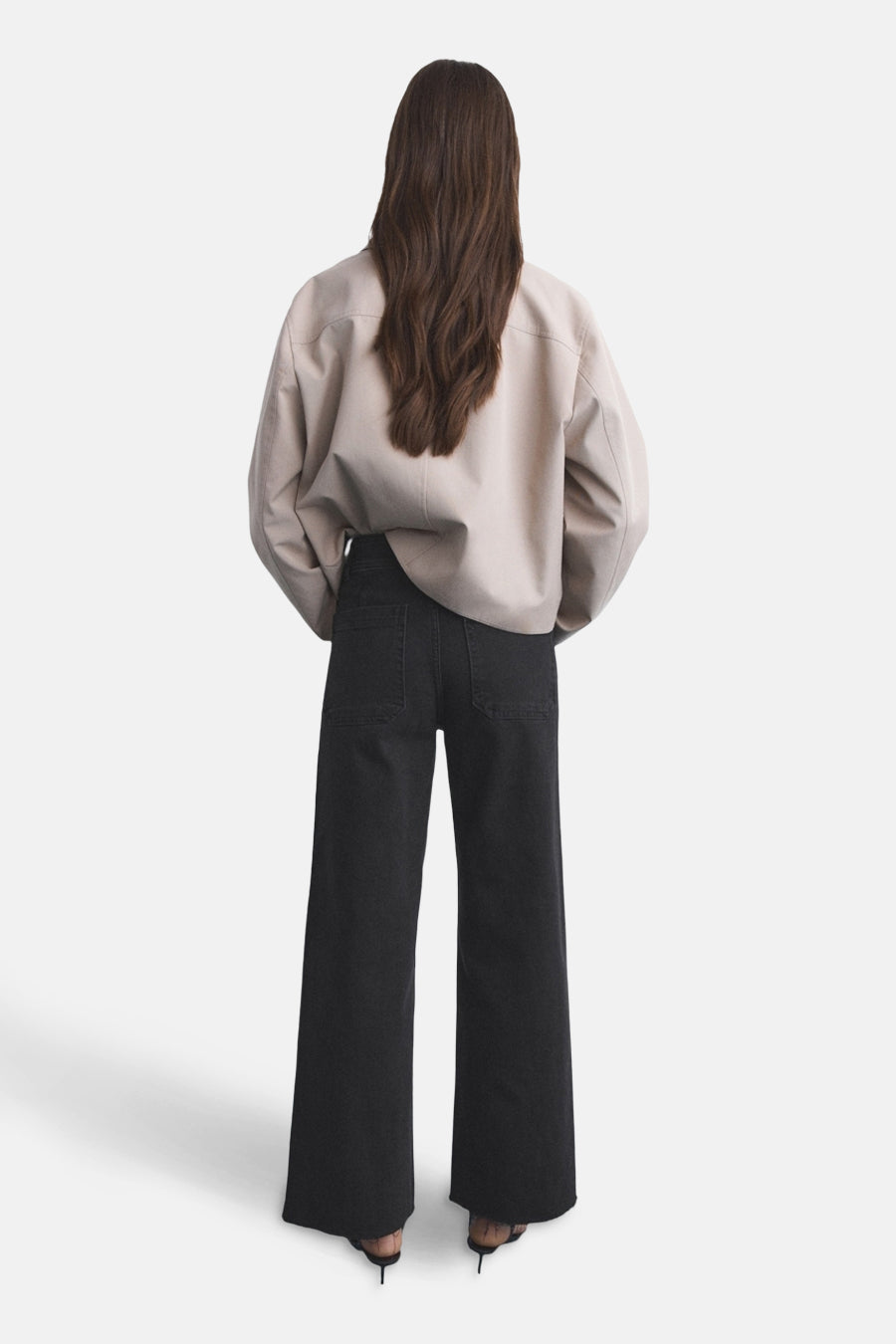 CATHERIN - Black denim - MANGO