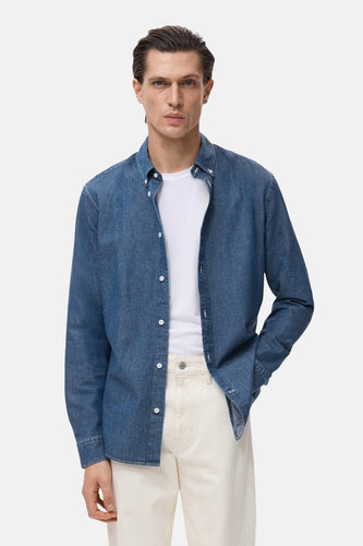 Hemd met lange mouwen - denim