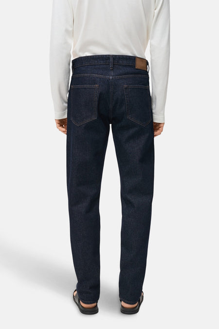 Jeans - dark blue denim