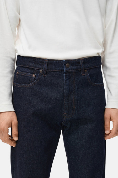 Jeans - dark blue denim