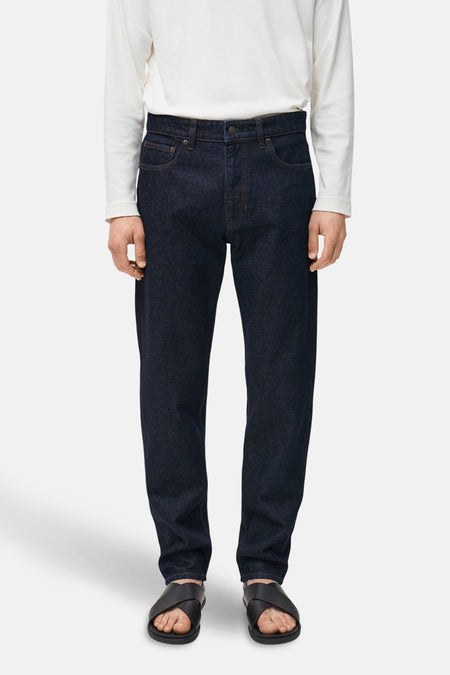 Jeans - dark blue denim