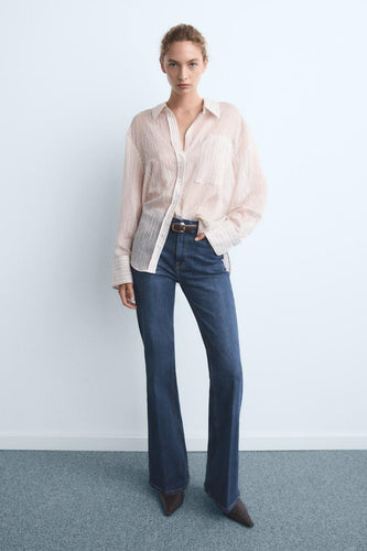 VIOLETA - dark blue denim - MANGO