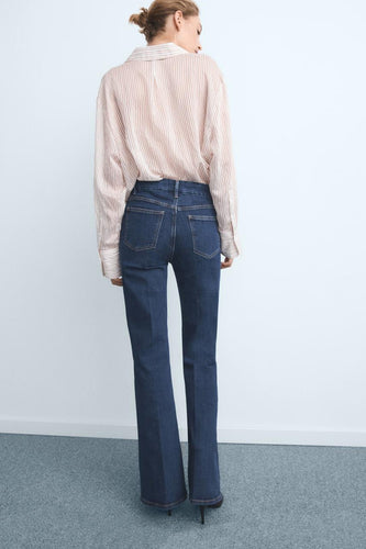 VIOLETA - dark blue denim - MANGO