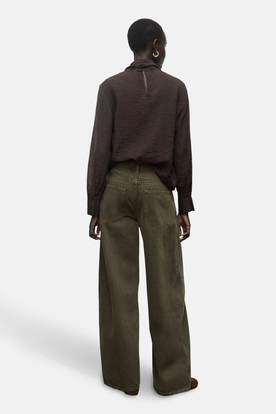 Colored jeans - khaki - MANGO