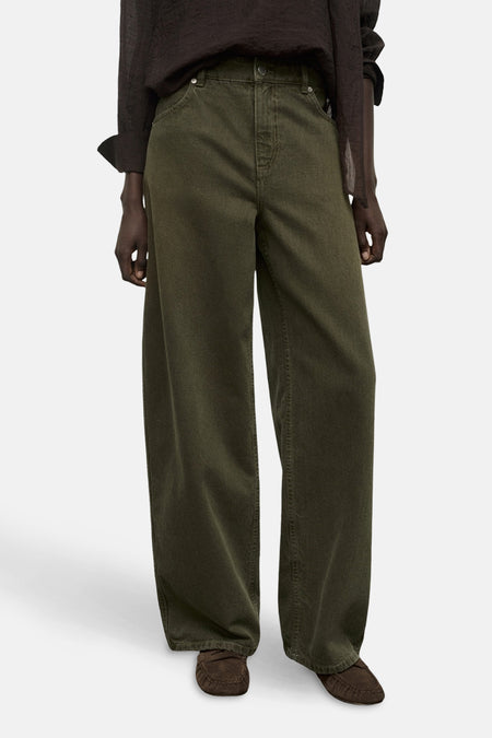 Colored jeans - khaki