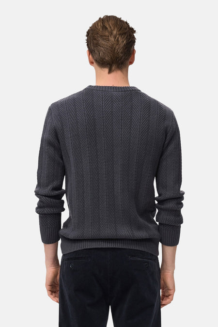 Pull met ronde hals - Grijs