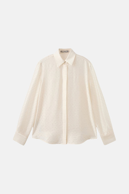 Hemd (lange mouwen) ecru - MANGO