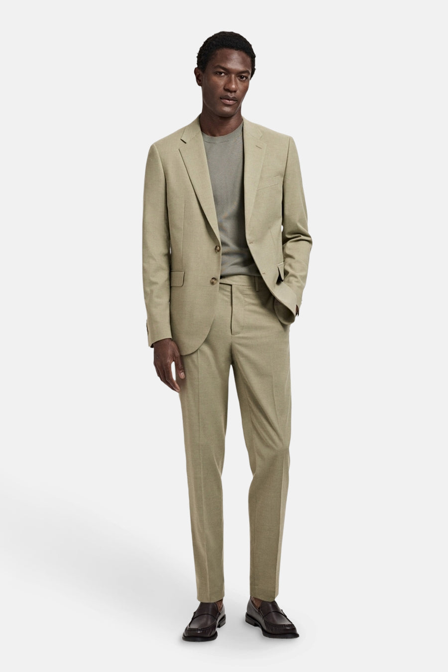 Blazer - groen - MANGO