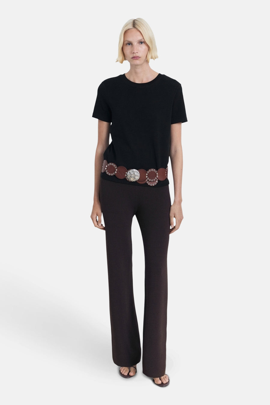 T-shirt met korte mouwen - zwart - MANGO