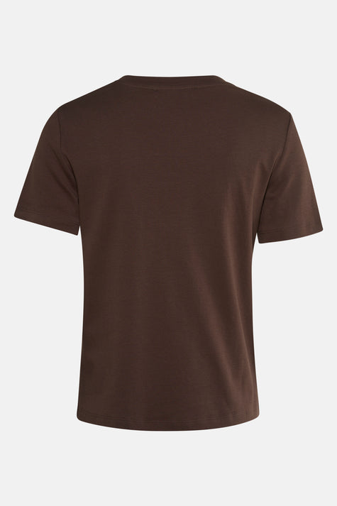 T-shirt met korte mouwen - bruin