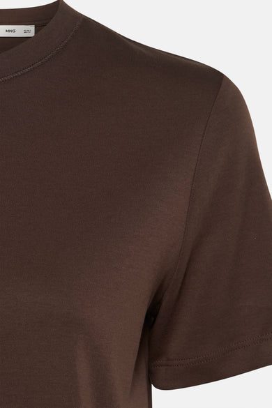 T-shirt met korte mouwen - bruin