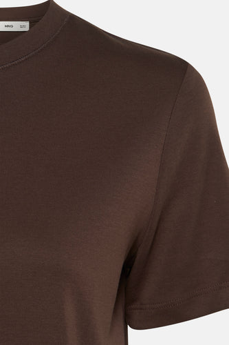 T-shirt met korte mouwen - bruin