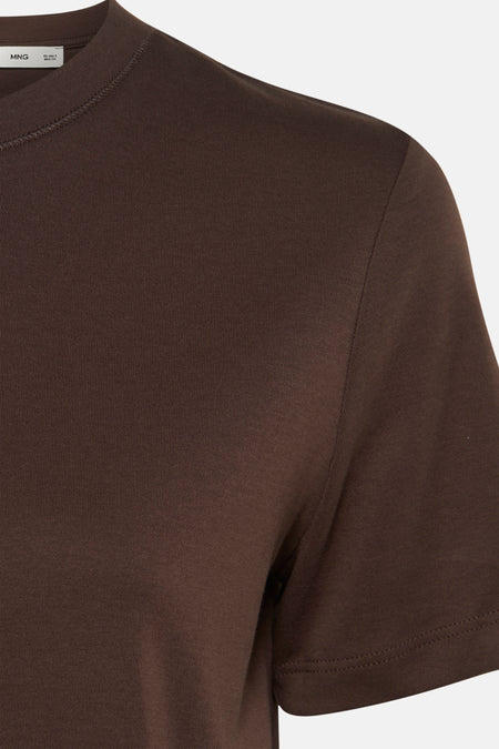 T-shirt met korte mouwen - bruin