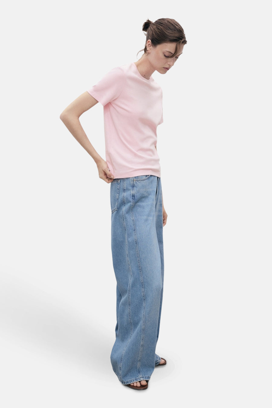 T-shirt met korte mouwen - roze - MANGO