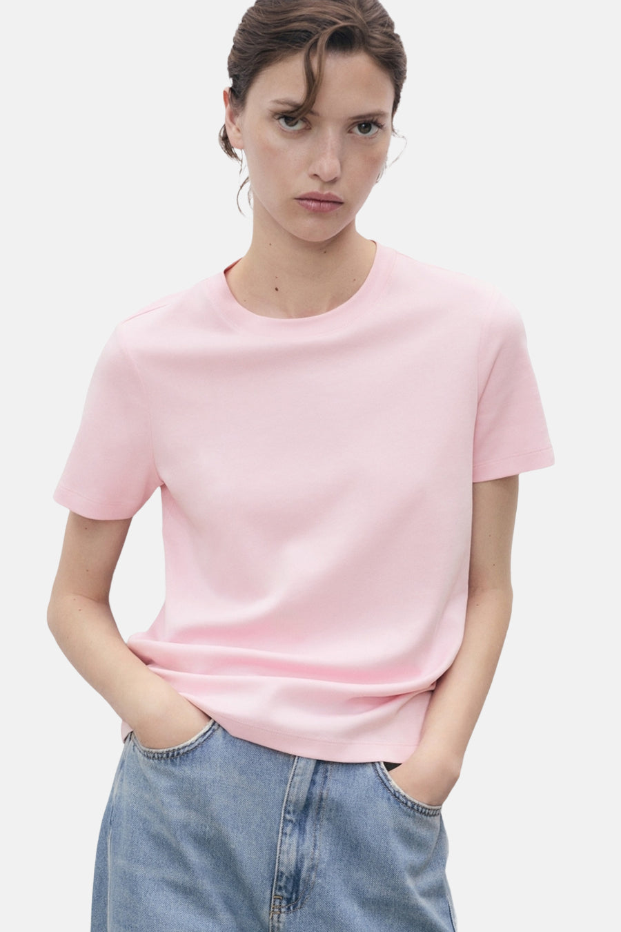 T-shirt met korte mouwen - roze - MANGO
