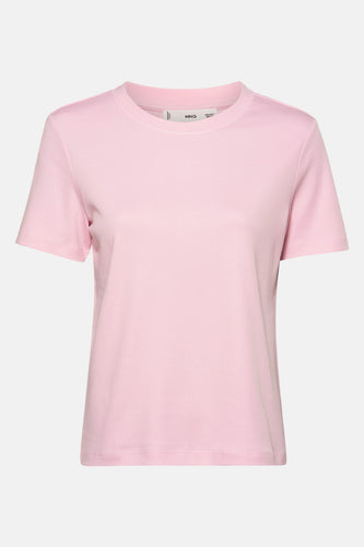 T-shirt met korte mouwen - roze - MANGO