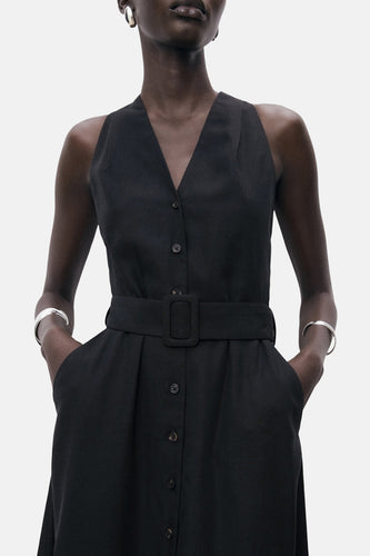 Kleedje - zwart - MANGO