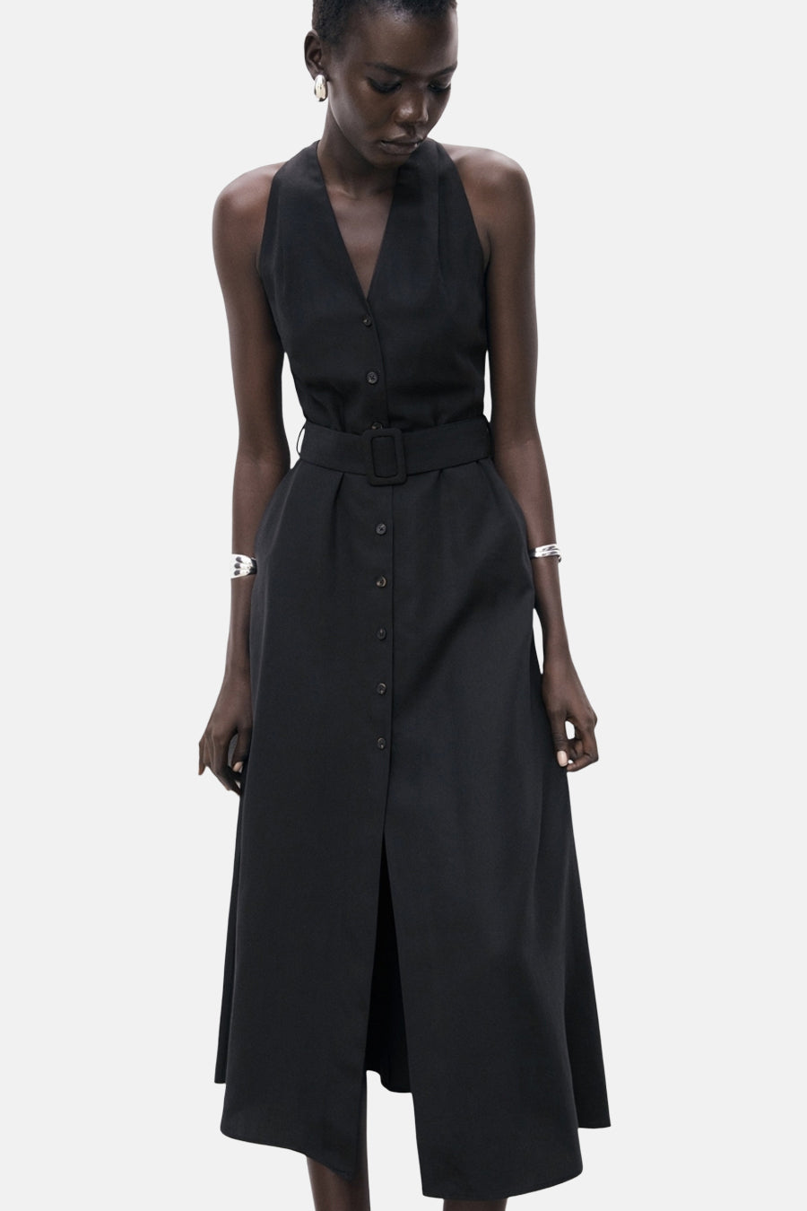 Kleedje - zwart - MANGO