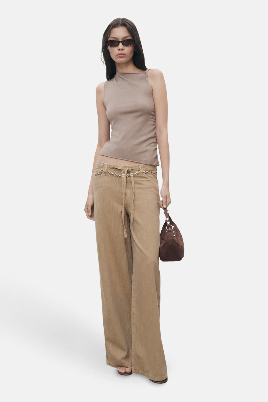 Jeans coloré - beige - MANGO