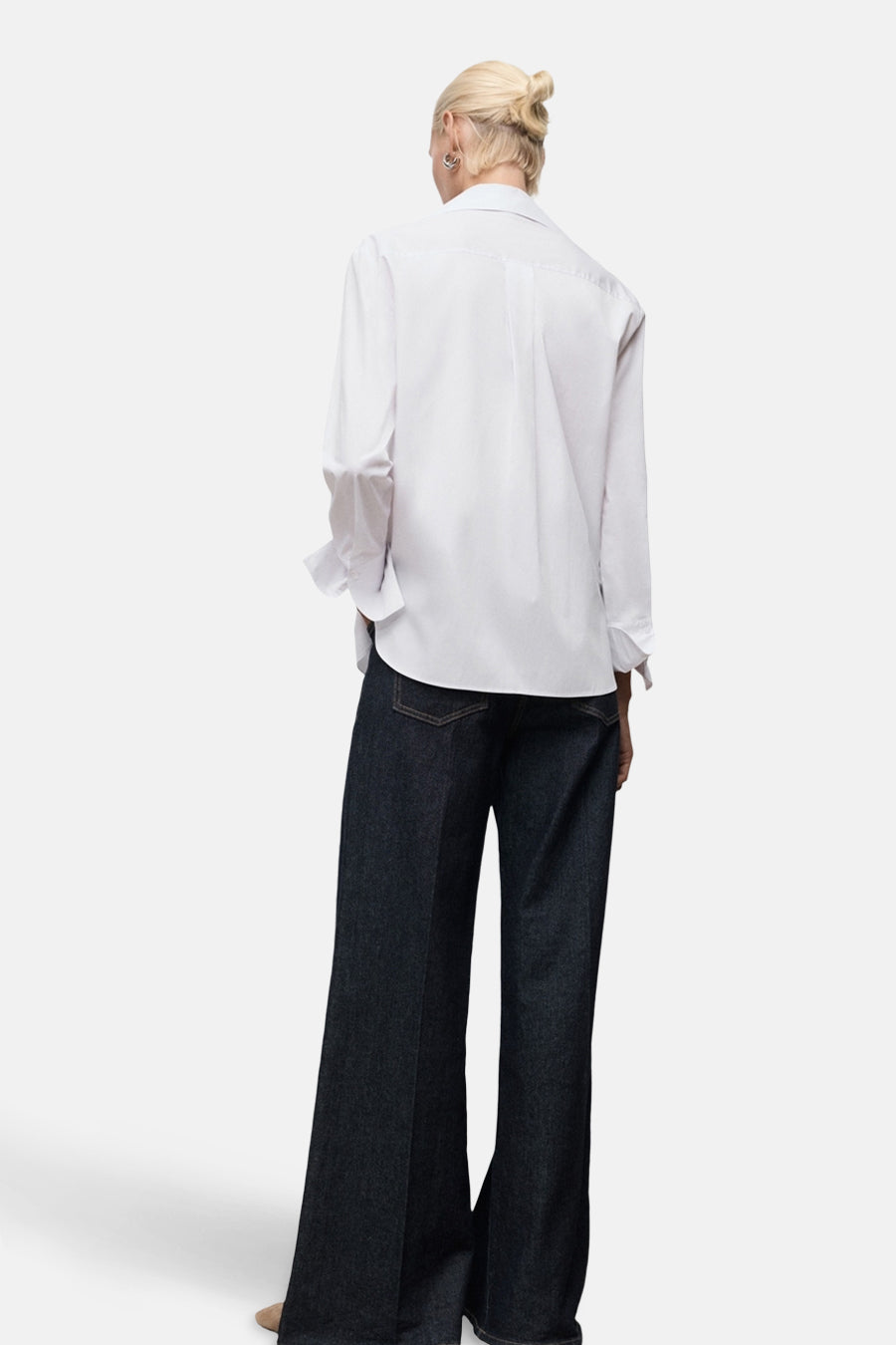 Hemd met lange mouwen - wit - MANGO