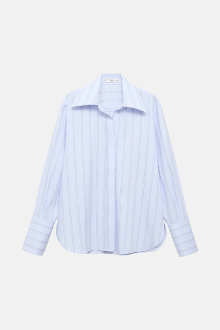Hemd met lange mouwen - Blauw