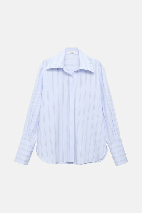 Hemd met lange mouwen - Blauw
