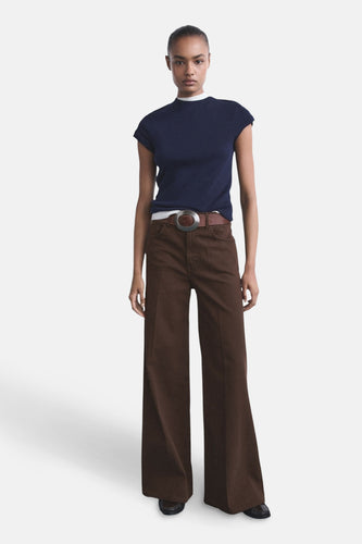 Colored jeans - bruin