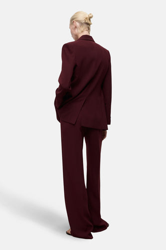 Kostuumbroek - bordeaux - MANGO