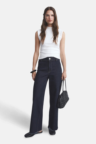 CATHERIN - dark blue denim - MANGO