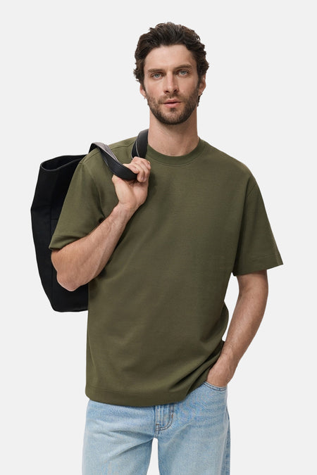 T-shirt (korte mouwen) Bruin - MANGO