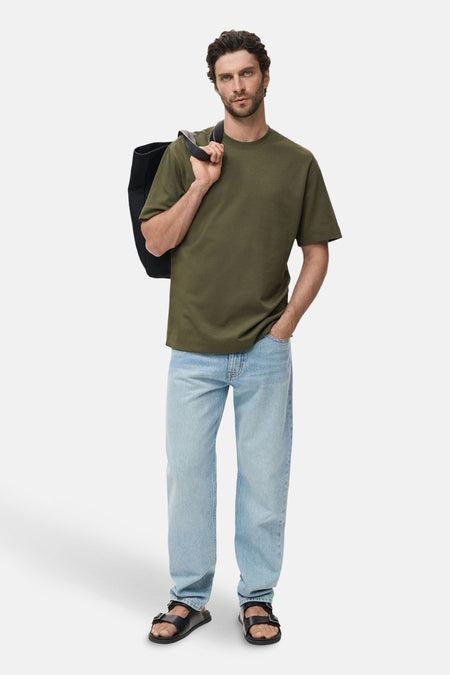 T-shirt (korte mouwen) Bruin - MANGO