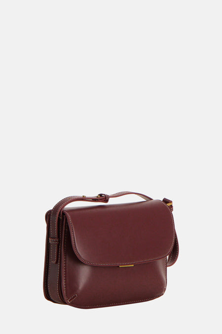 Handtas bordeaux - MANGO