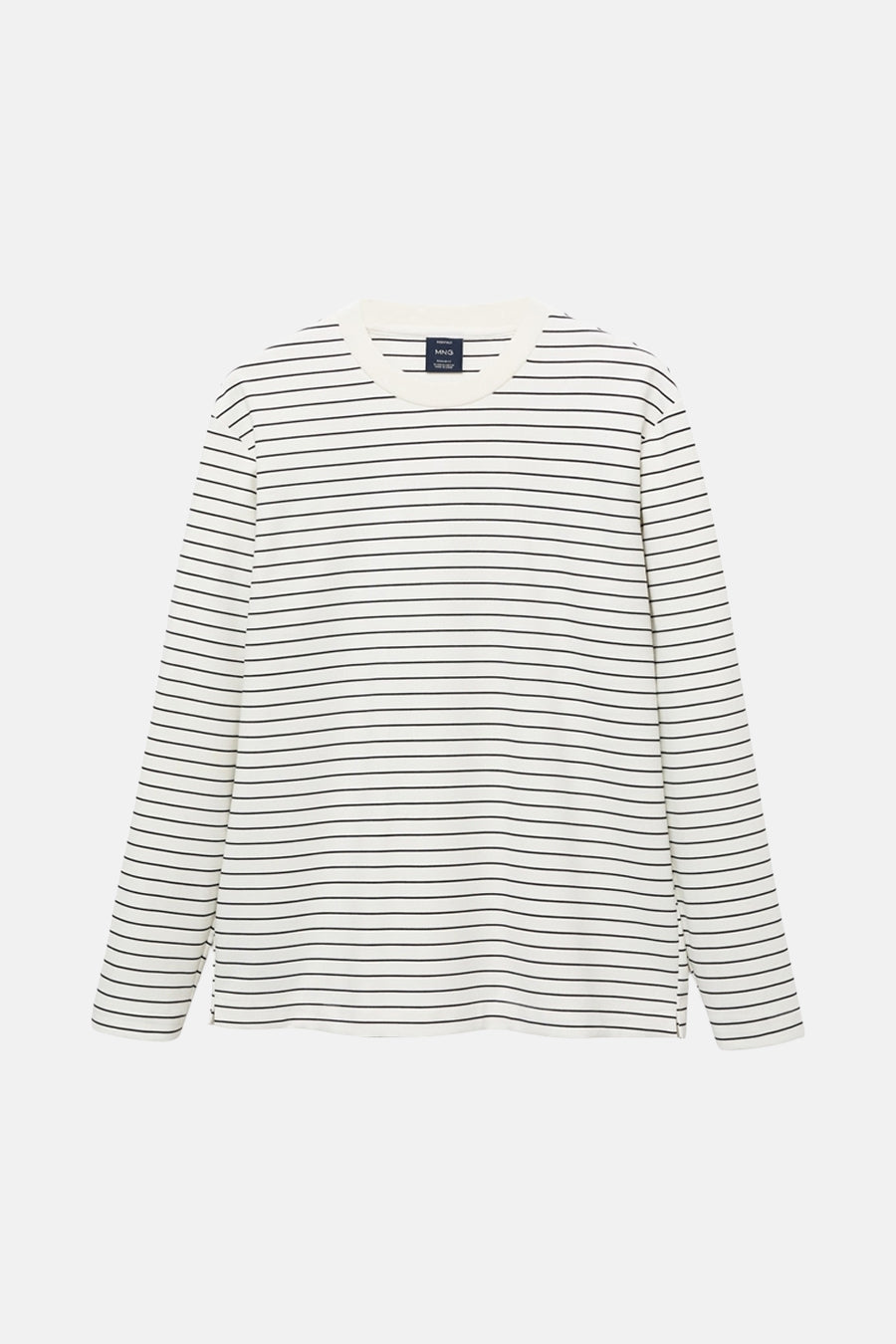 T-shirt à manches longues - Blanc - MANGO